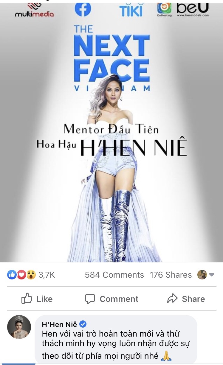 Hoa hậu H'Hen Niê làm HLV show thực tế mới The Next Face - Ảnh 1