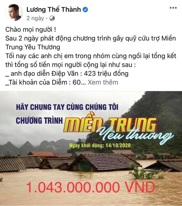 CEO Đại Nam gọi tên vợ chồng Lương Thế Thành - Thúy Diễm vì kêu gọi từ thiện xong 