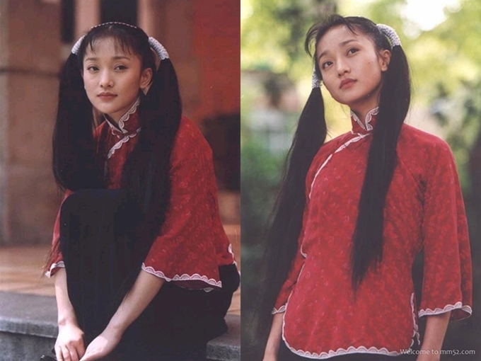 Vẻ đẹp của Châu Tấn khi lần đầu đóng chính phim truyền hình 20 năm trước  - Ảnh 4