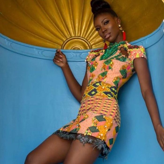 Nhan sắc được ví như 'búp bê da màu' của Tân Hoa hậu Hoàn vũ Ghana 2021 - Ảnh 7