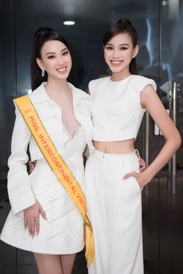 Đỗ Thị Hà và Ngọc Thảo tiễn Ái Nhi đến Ai Cập chinh chiến Miss Intercontinental 2021 - Ảnh 6