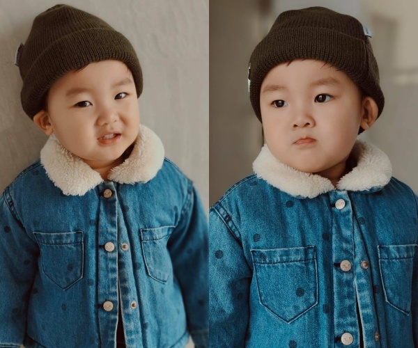 Con trai Hòa Minzy như sao nhí Hàn Quốc trong bộ ảnh 'cậu bé ấm áp' - Ảnh 1