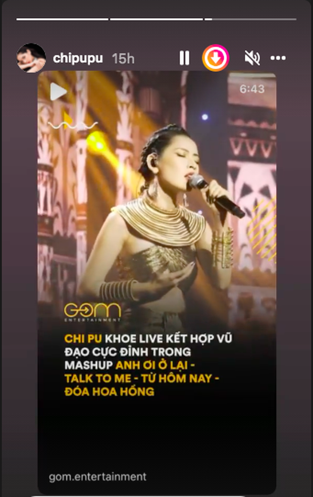 Ê-kíp Chi Pu đăng clip khen cô hát live, nhảy cực đỉnh - Ảnh 1