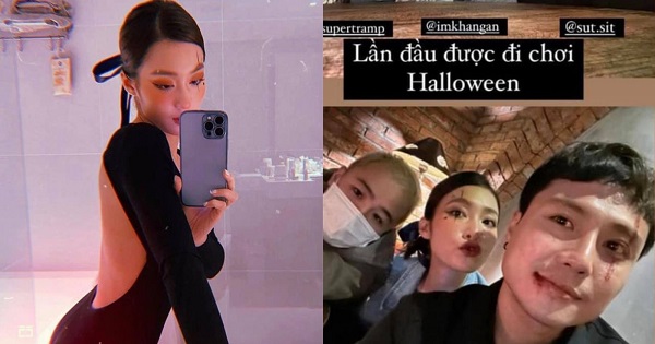 Nghi vấn Khả Ngân dùng điện thoại của Thanh Sơn chụp hình gợi cảm trong nhà tắm đêm Halloween