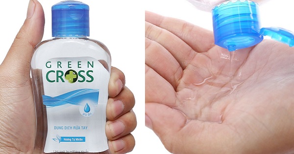 Dung dịch rửa tay Green Cross hương tự nhiên bị thu hồi
