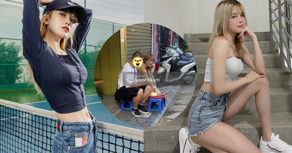 Nhan sắc thật của Thiều Bảo Trâm khi bị bắt gặp dạo phố Hà Nội cùng "người quen" của Sơn Tùng