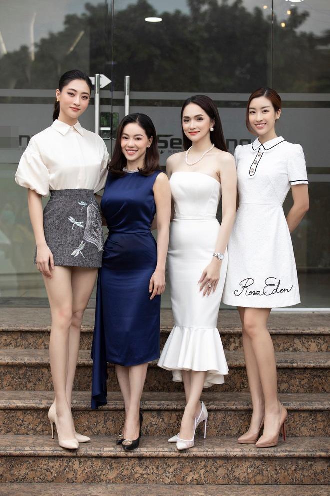 Lương Thùy Linh 'chặt đẹp' bà Phạm Kim Dung, Hoa hậu Đỗ Mỹ Linh và Hương Giang với chiều cao 1m70.
