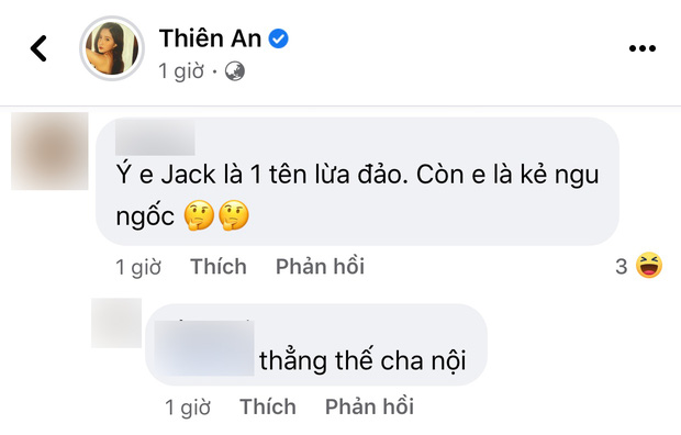 Thiên An ẩn ý nói về 'lời hứa của tên lừa đảo', Jack lập tức bị gọi tên - Ảnh 2