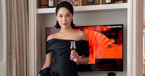 Quỳnh Thư xuất hiện lộng lẫy, khoe uống rượu hiếm giá 2 tỷ 3 hậu ồn ào tình ái