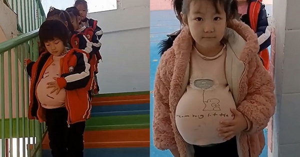 Giáo viên bị phản ứng khi cho học sinh tiểu học mang bầu giả để hiểu nỗi vất vả của mẹ