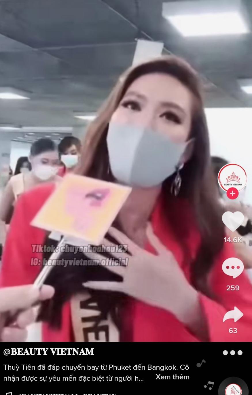 MC Miss Grand dõi mắt theo Thùy Tiên chăm chú bất chấp đang phỏng vấn thí sinh - Ảnh 9