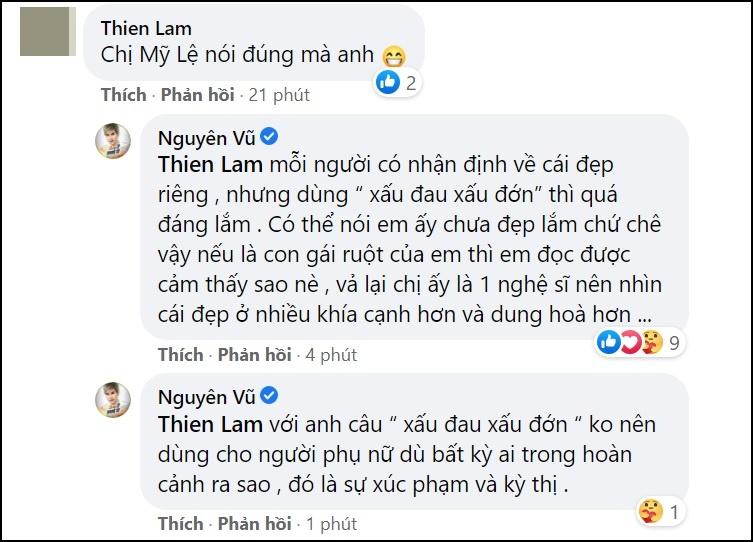 Nguyên Vũ bức xúc đáp trả Mỹ Lệ khi chê bai Hoa hậu Đỗ Thị Hà 'xấu đau xấu đớn' - Ảnh 3