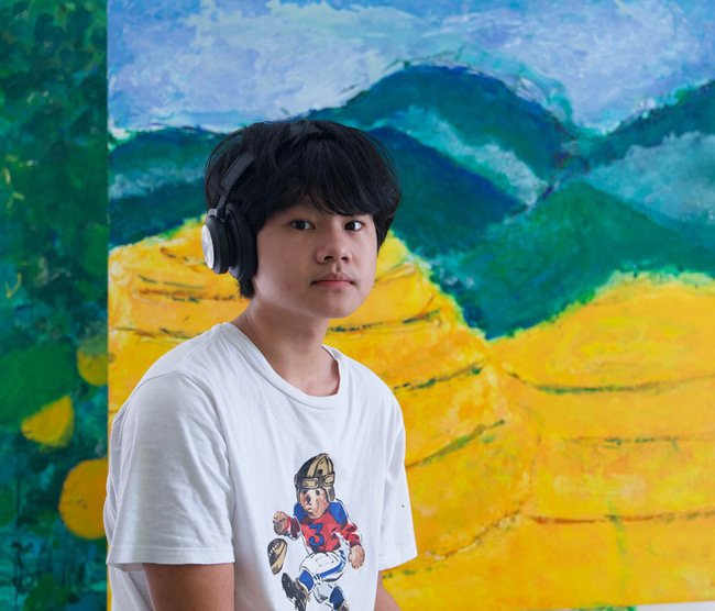 'Thần đồng hội họa' người Việt 14 tuổi bán thành công bức tranh hơn nửa tỷ - Ảnh 2