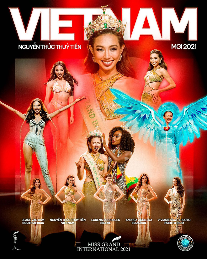 Thùy Tiên đăng quang Miss Grand, Việt Nam tăng 9 bậc, lot top cường quốc sắc đẹp thế giới - Ảnh 4
