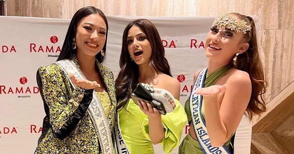 Tân Miss Universe 2021 Harnaaz Sandhu thần tượng Á hậu Kim Duyên