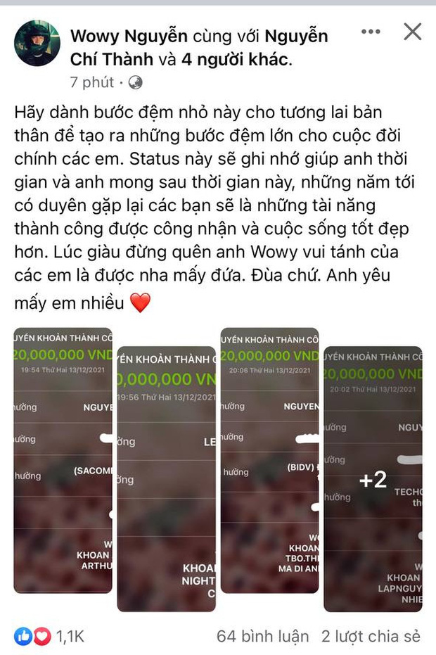 HLV Wowy 'sao kê' chuyển nóng 100 triệu cho 5 học trò bị loại tại Rap Việt - Ảnh 4