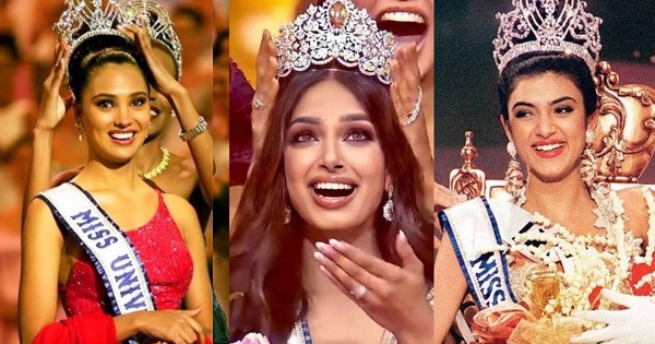 3 người đẹp Ấn Độ đăng quang Miss Universe, Tân Hoa hậu có phải đẹp nhất?