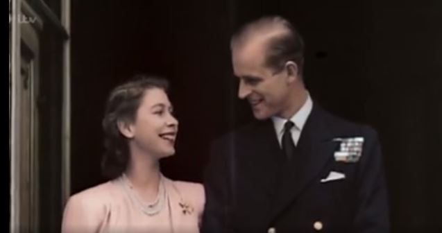 Những thước phim màu đầu tiên về đám cưới của Nữ hoàng Anh hơn 70 năm trước - Ảnh 1