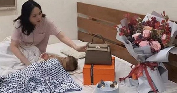Bà xã Duy Mạnh tự tổ chức sinh nhật cho mình, tự giả vờ bất ngờ khi nhận quà