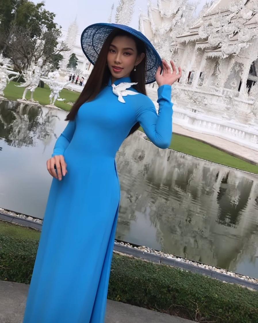 Không còn diện trang phục Thái, Thùy Tiên thả dáng với áo dài Việt khoe nhan sắc tầm quốc tế - Ảnh 5