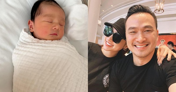 Ảnh cận mặt quý tử vừa chào đời của Chi Bảo, giống bố y đúc