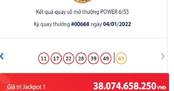 Một người ở TP.HCM trúng Jackpot, trở thành tỷ phú Vietlott đầu tiên của năm 2022