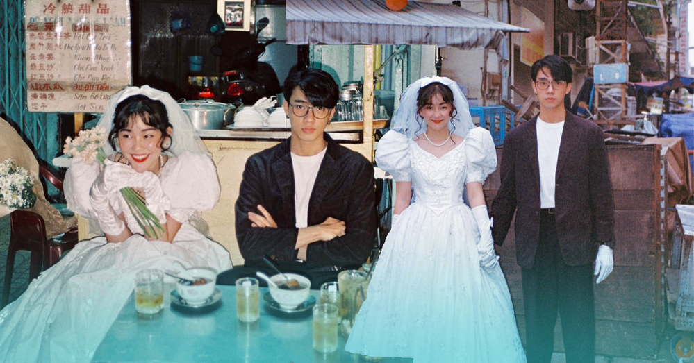 Cặp cô dâu - chú rể chụp ảnh theo concept thập niên 80, nhìn cứ ngỡ Lâm Thanh Hà - Trương Vệ Kiện - Ảnh 1