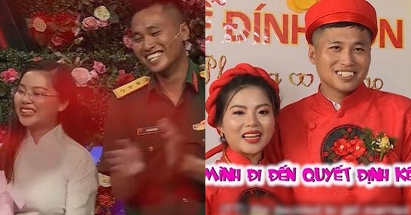 Anh bộ đội lên show hẹn hò tìm người yêu, 6 tuần sau cho cả làng ăn cỗ