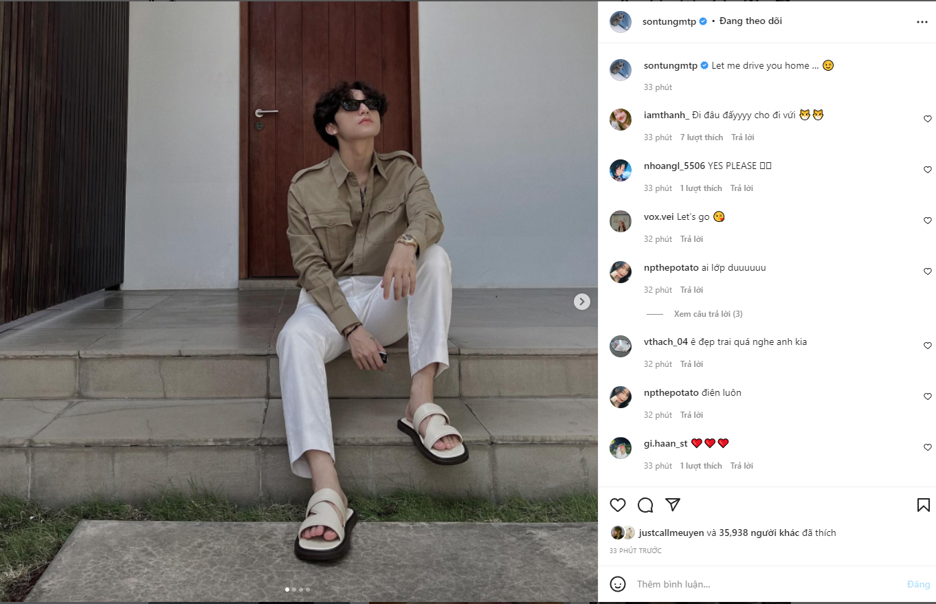 Sơn Tùng check in bên G63 còn đòi đưa ai đó về nhà- Ảnh 1