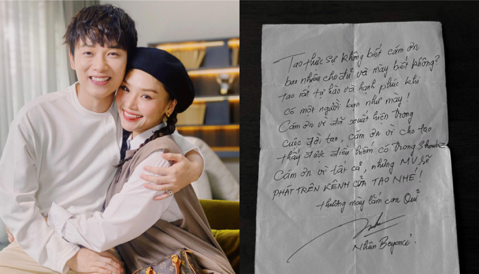 Trúc Nhân viết thư tay cảm ơn Miu Lê sau vụ trả cát xê 3 tỷ mà bạn không nhận