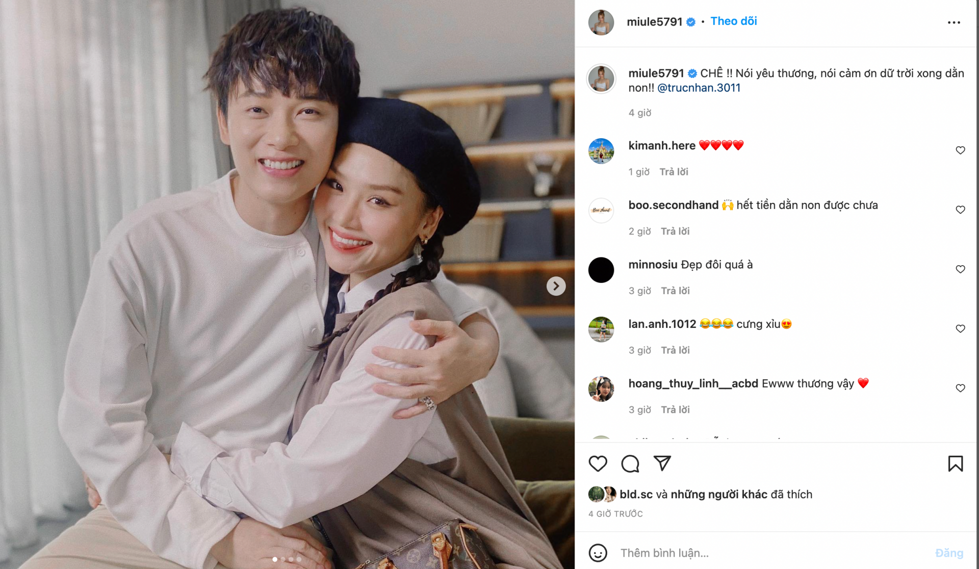 Trúc Nhân viết thư tay cảm ơn người bạn “hiếm có”, Miu Lê chê vì quá dữ dằn - Ảnh 1