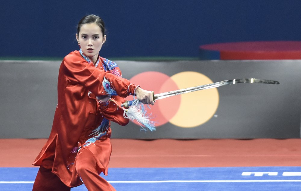 Vẻ đẹp dịu dàng của VĐV Thái cực kiếm người Philippines tại SEA Games 31 - Ảnh 3