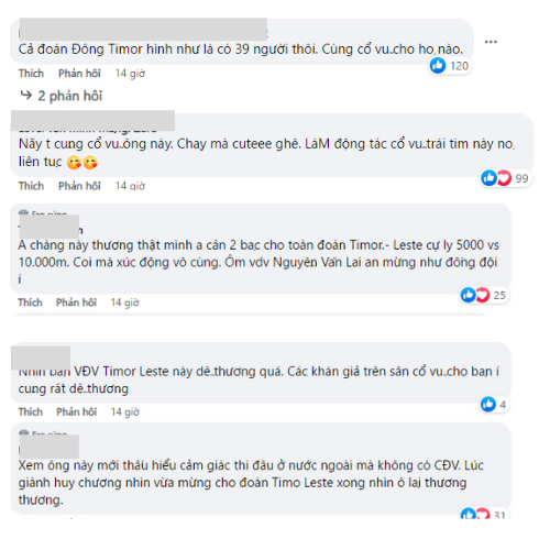 VĐV Timor Leste cố gắng tìm cờ Việt Nam để hôn ăn mừng HCB SEA Games 31- Ảnh 1