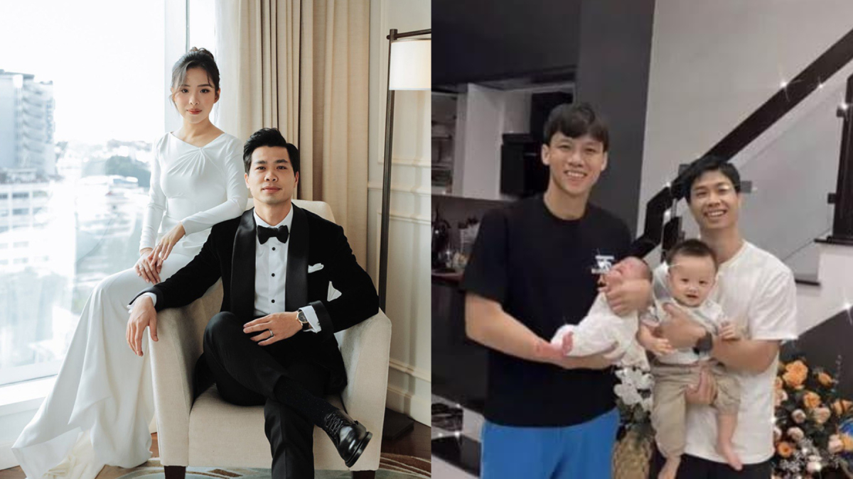 Công Phượng lần đầu để lộ mặt con trai đầu lòng 8 tháng tuổi