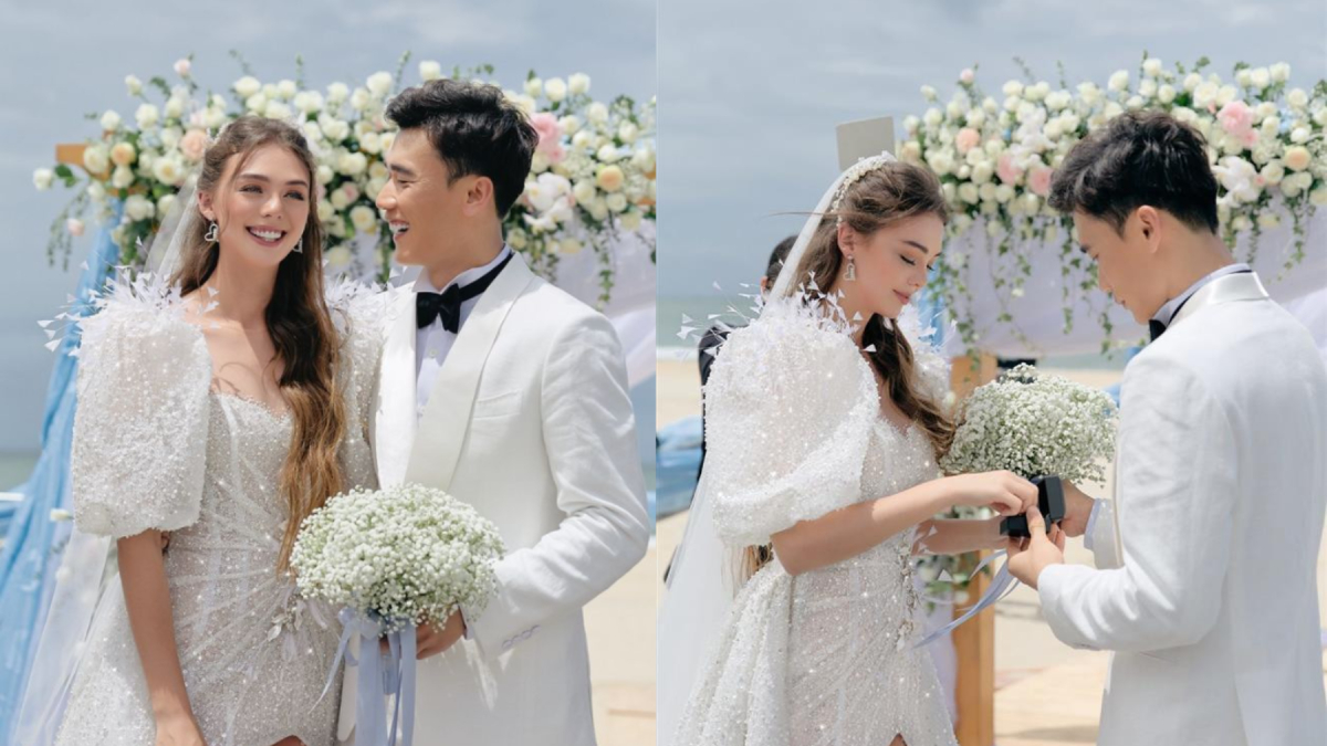 Lý do bố mẹ vợ Bùi Tiến Dũng không đến Việt Nam dự đám cưới của hai con