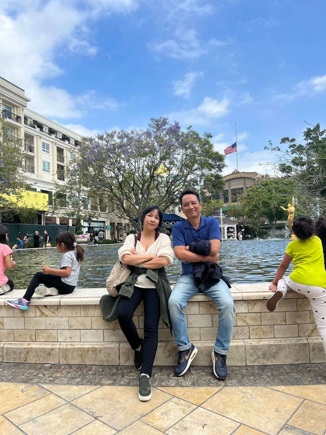 Mỹ Linh thông báo nhiễm Covid-19 ở Mỹ, được ông xã chăm sóc tận tình - Ảnh 2