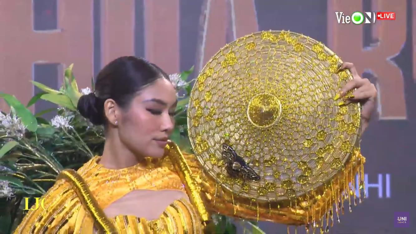 Những bộ cánh đẹp nhất trong đêm Trình diễn Trang phục Dân tộc  tại Miss Universe Việt Nam 2022 - Ảnh 2