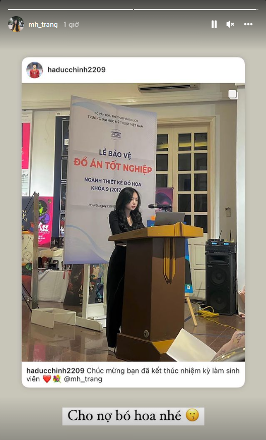 Hà Đức Chinh đến xem vợ bảo vệ đồ án tốt nghiệp nhưng quên đem quà - Ảnh 2