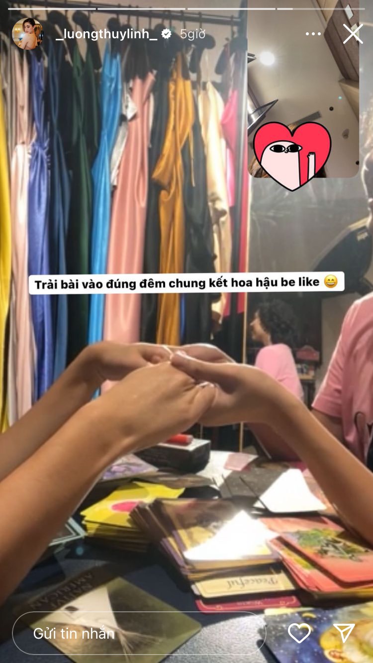 Lương Thùy Linh đi “trải bài” vào đêm chung kết hoa hậu, ai sẽ là người đăng quang? - Ảnh 1