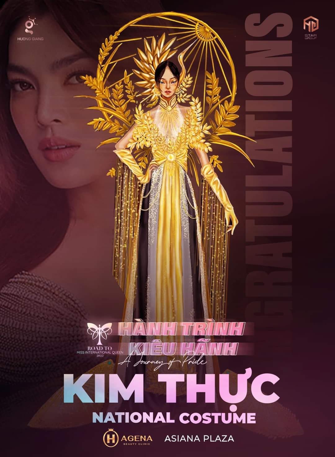 Trang phục dân tộc của Trân Đài tại MI Queen 2022 khiến fan thất vọng vì khác bản vẽ - Ảnh 1