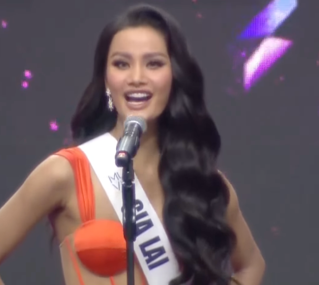 Top 41 Miss Universe Vietnam 2022 hô tên đầy hào sảng, sân khấu bán kết đầy chuyên nghiệp - Ảnh 6