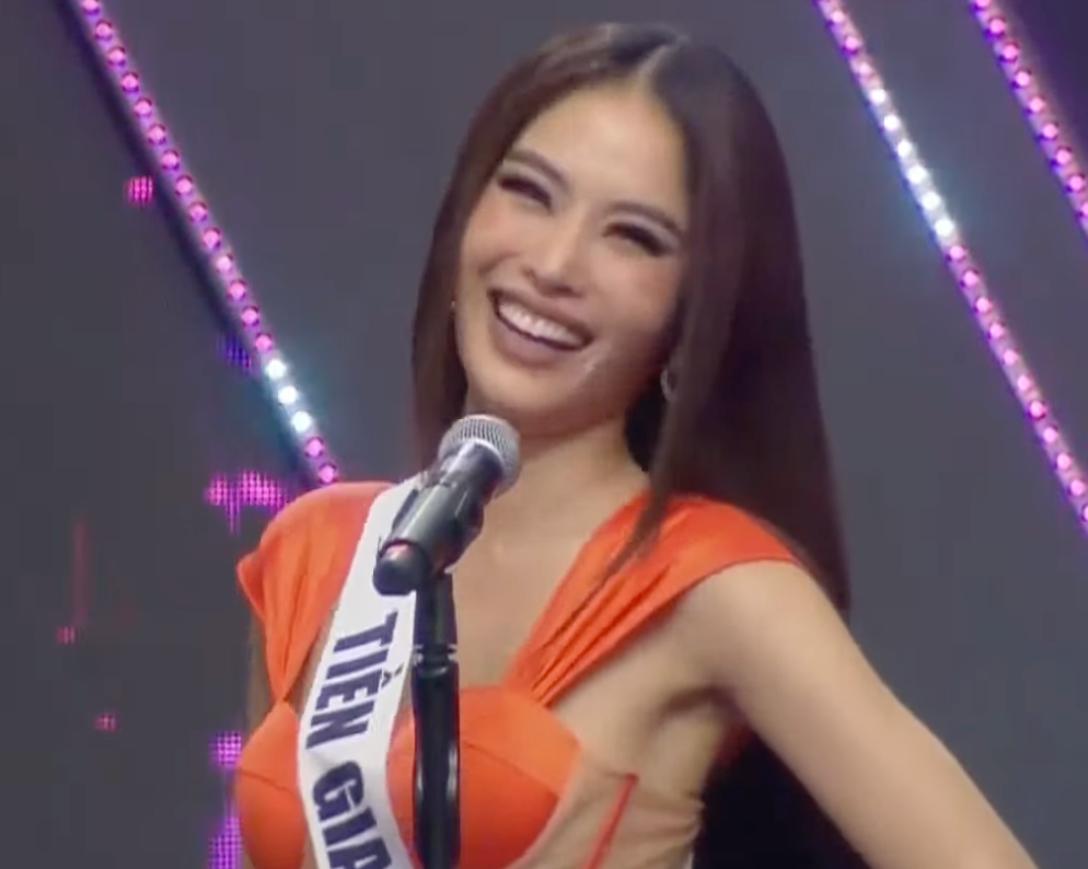 Top 41 Miss Universe Vietnam 2022 hô tên đầy hào sảng, sân khấu bán kết đầy chuyên nghiệp - Ảnh 8