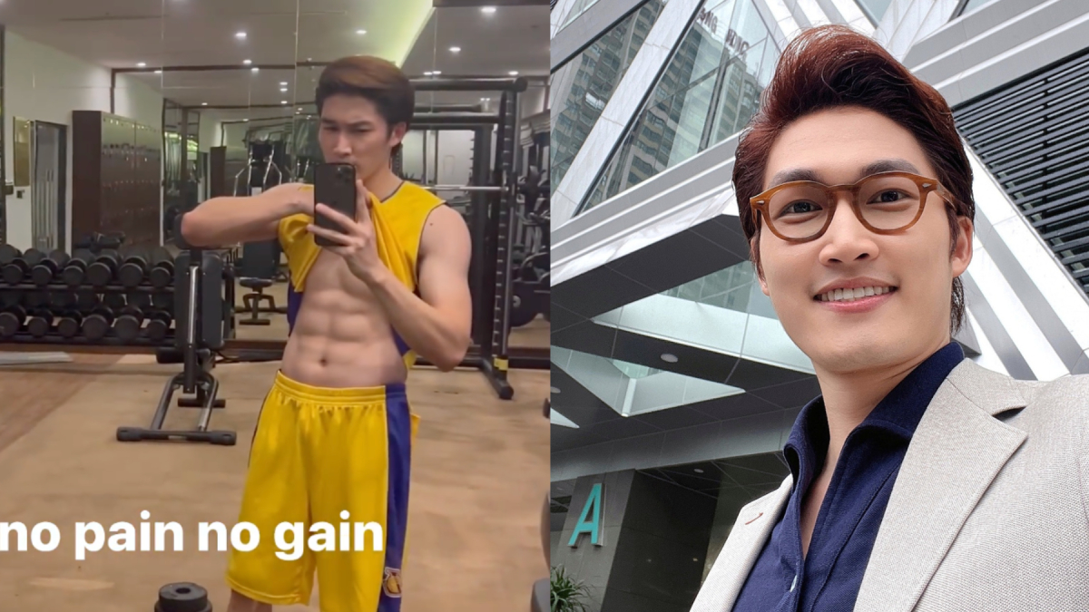 Đình Tú quay clip vạch áo khoe cơ bụng trai trẻ