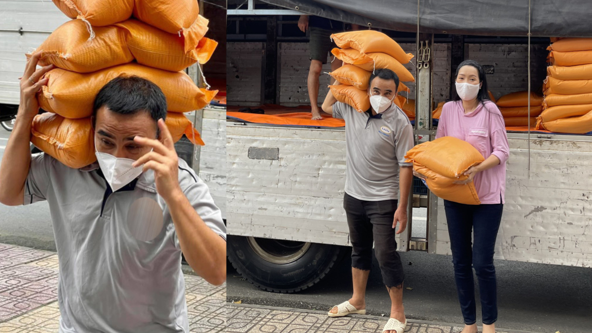 MC Quyền Linh bị thoát vị đĩa đệm nặng vì vác hàng tấn gạo trong mùa dịch