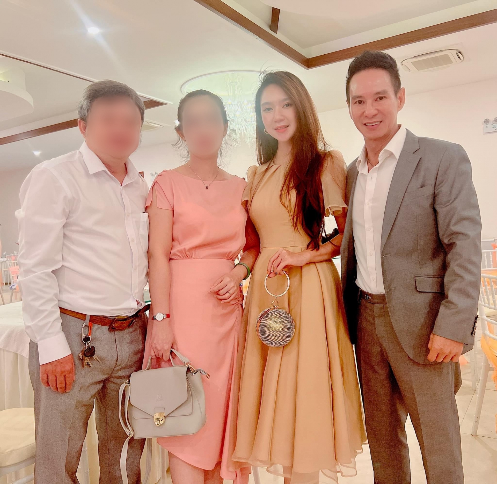 Minh Hà - Lý Hải dự tiệc cưới, nhan sắc 