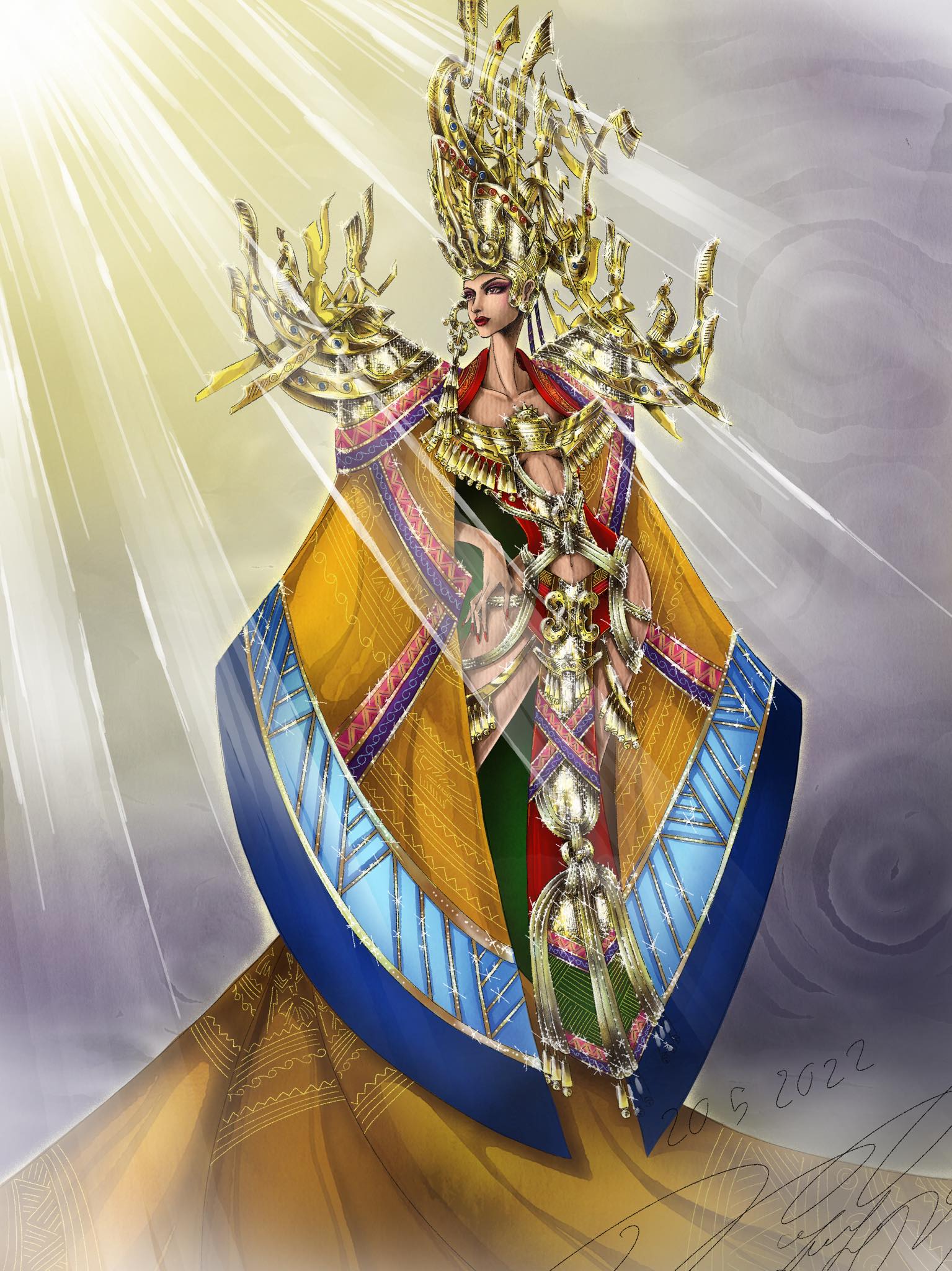 Kim Duyên hé lộ trang phục dân tộc “Hùng ca biển cả