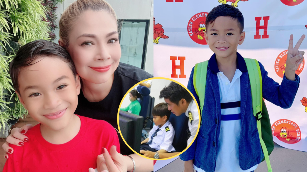 Con trai Ngô Kiến Huy học siêu giỏi, ước mơ thành phi công