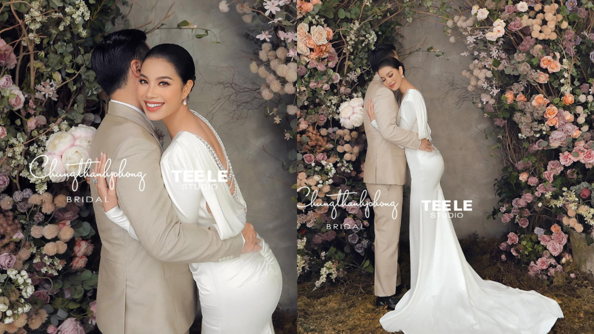 Ảnh cưới như cổ tích của Phạm Hương với ông xã triệu phú Việt kiều