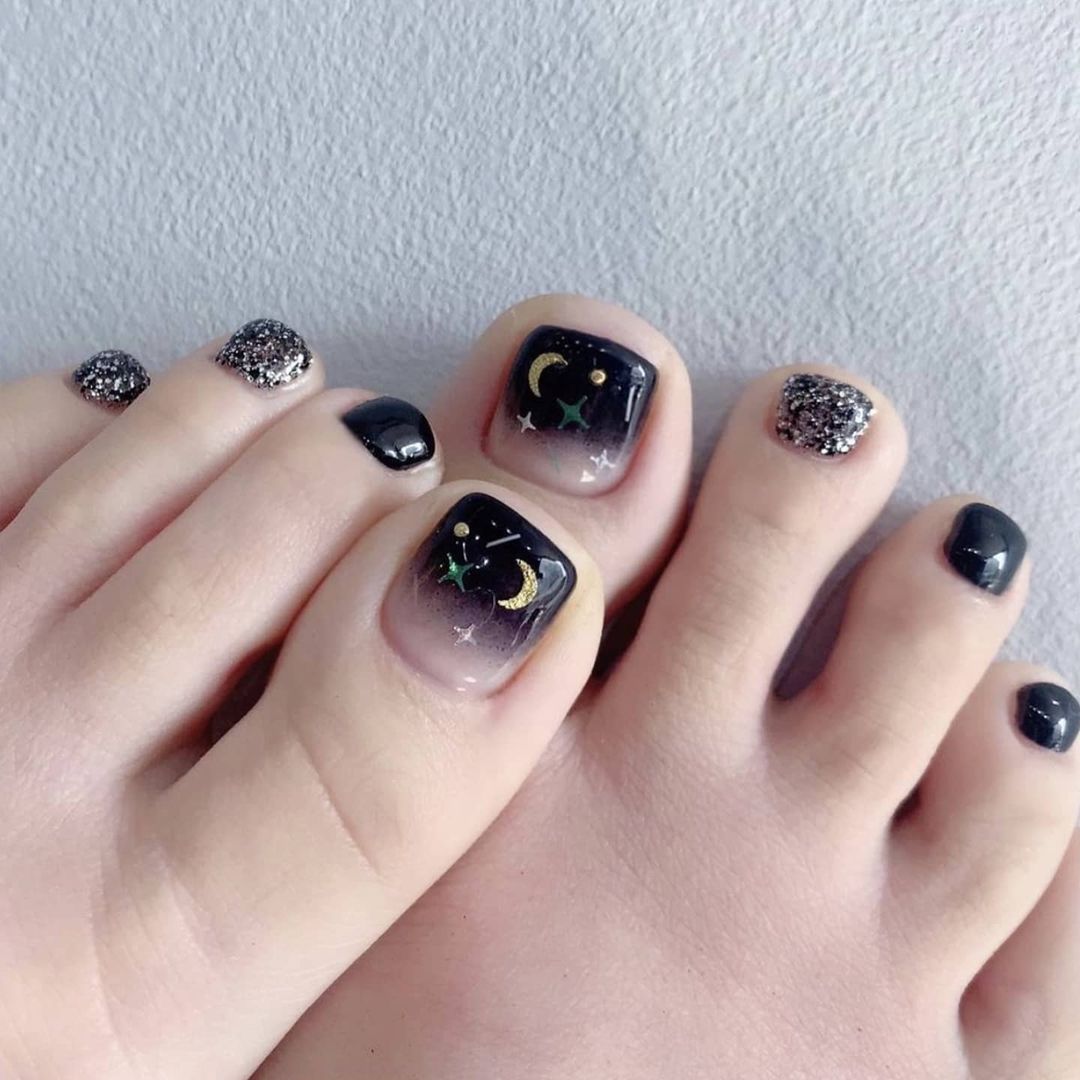 Những mẫu móng chân đẹp nhẹ nhàng 2022 dành cho hội chị em đam mê nails - Ảnh 1