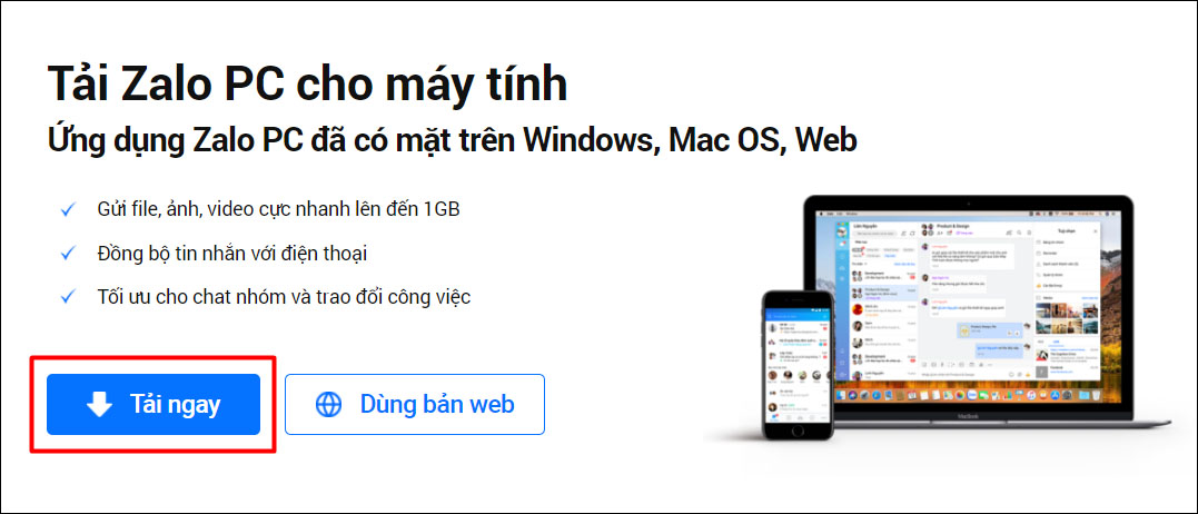 Zalo Web: Cách đăng nhập zalo online và offline  - Ảnh 2